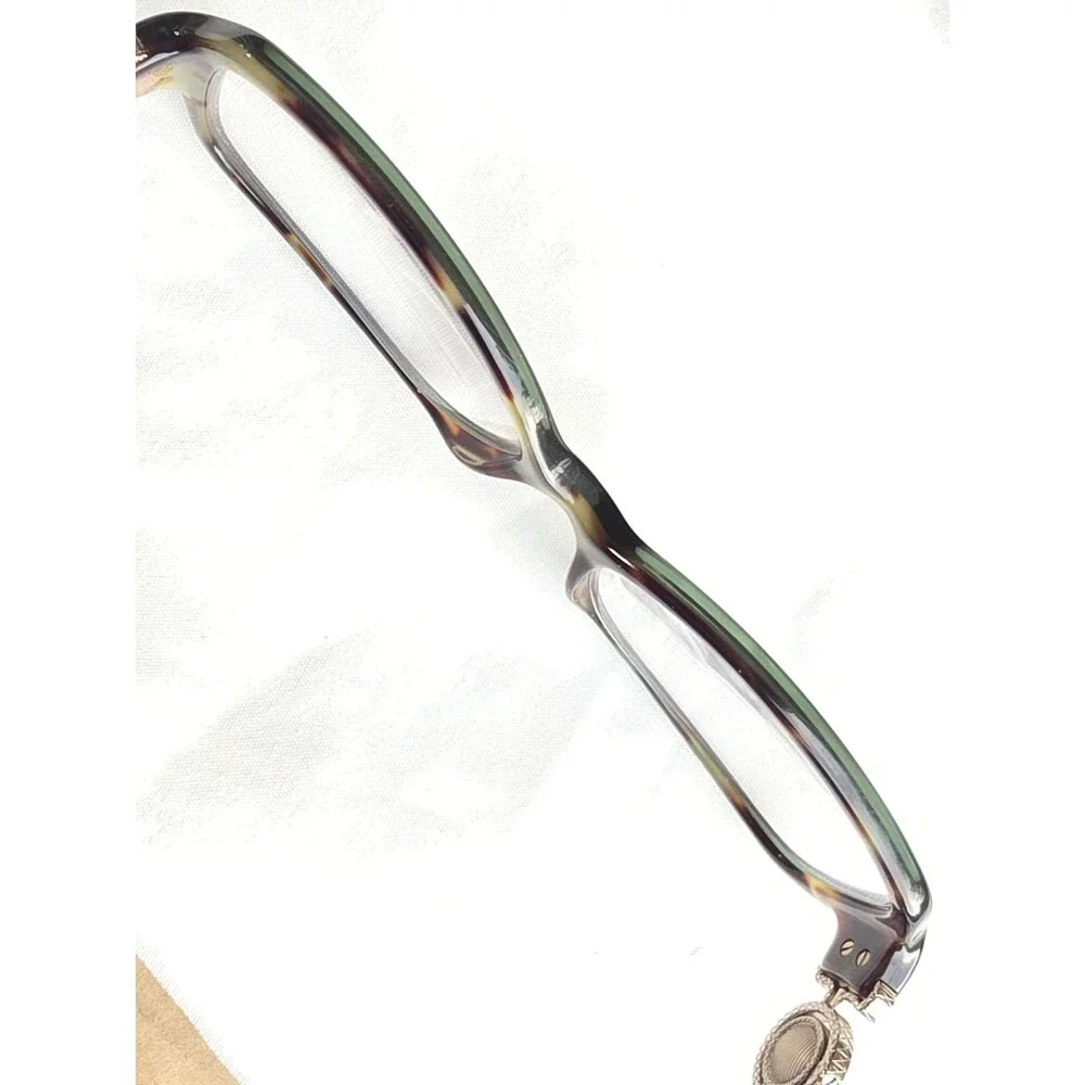 Roberto Cavalli Cayman 714 56B Eyeglass Frames Tortoise Green Havana Italy 54-15